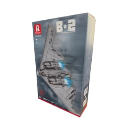 1977PCS B-2 Ghost Strategic Er Building Blocks Air Force Fighter Model Bricks Collection Desktop Display Kids DIY Toys Gifts