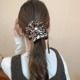 Vintage Leopard Print Headband for Women Girl Personality Fabric Wrap Hairband Creative Versatile Hair Accessories Daily Wear W