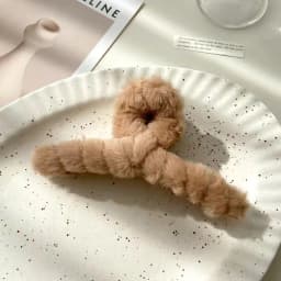 New 14cm Elegant Plush Hair Clip Claw Korean Fashion Extra Large Imitation Rabbit Plush Grab Cawl Clips Girl Hair Accessories