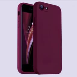 Fashion Solid Colour Shockproof Protective Liquid Silicone Phone Case For iphone SE 2022/SE2020/8/7/8+/7+/16E