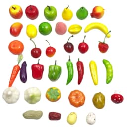 10/20pcs Mini Simulation Fruits & Vegetables Foam Landscape Scene DIY Accessories Household Decoration Miniature Ornament TMZ
