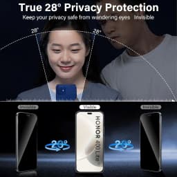 2Pcs Privacy Tempered Glass For Huawei Honor 400 Lite 5G Screen Protector