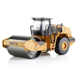 HUINA 1/50 High Simulation Alloy Toys Die-cast Navvy Loader Bulldozer Engineering Construction Car Toys for Boys Kids Xmas Gifts