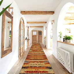 VIKAMABohemian Style Runner Rug Runner Mat Home Decoration Kitchen Rugs Entryway Hallway Bedroom Carpet Welcom Floor Mat Laundry