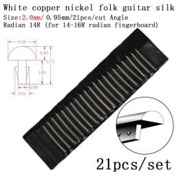 Fingerboard Frets Fret Wire For Electric Guitar Nickel Silver Stainless Steel 2.4MM 2.7mm 2.9MM HUATOOL
