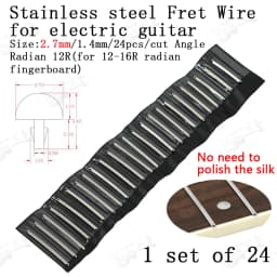 Fingerboard Frets Fret Wire For Electric Guitar Nickel Silver Stainless Steel 2.4MM 2.7mm 2.9MM HUATOOL