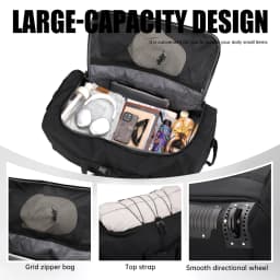Multifunctional Trolley Travel Bag for Men, Suitable for Business Trips, Travel, and Boarding, Can Be Used as a Backpack, with Wheels, for International Travel