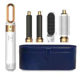 10 5 In 1 Hair Dryer Hot Air Comb Brush With Curling Iron Hair Straightener For Salon Style Curling Straightening And Volumizing