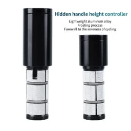 Road Bicycle Handlebar Stem Height Extender Aluminum Alloy Fork Hidden Riser MTB Road Bike Fork Stem Extension Stem Extender