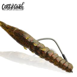 Cast&Catch 4PCS Barbed Flipping Hook For Soft Bait Bass Carp Freshwater Fishing Tackle