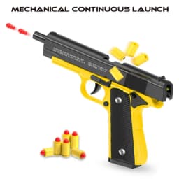 Automatic Colt 1911 Automatic Shell Soft Bullet Toy Gun Air Gunner Gun CS Shooting Boys Toy