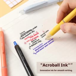 Pilot Acroball Ultra-Smooth Retractable Ballpoint Pen,Premium Hybrid Ink 0.5/0.7mm for Office&BusinessMinimalist Japanese Design
