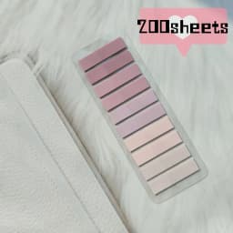 200-1200Pc Index Tabs Self Adhesive Page Markers Transparent Waterproof Sticky Notes Classify Files Flags planner Stickers