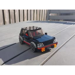 261 Parts Building Block Model Car 205 GTI 8 Studs Wide Hot Hatch Toy For Boys Adults Children Christmas Gift