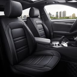 Full Coverage Pu Leather Car Seat Covers for HYUNDAI Tucson Santa FE i30 i40 Veloster Creta Elantra Car Accessories