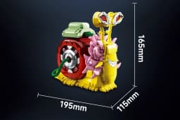 Den Den Mushi Phone Charm Building Blocks MOC One Snail 3D Model DIY Mini Brick Piece Figure Toys For Kid Christams Gift