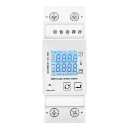 220v Power Single Phase Digital Din Rail Wattmeter Ammeter Voltmeter KwH RS485 MODBUS Electric Consumption Meter TAC2100