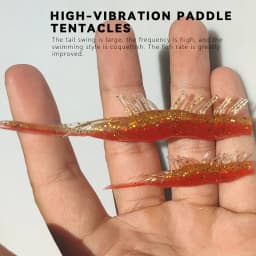 60mm 98mm Soft Silicone Bait, Biting Shrimp Carp Bass, Pike Fishing Lure Gamba Gambas Gambita Lure,Sea Worm Swimbait Rockfishing