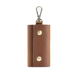 100 % Genuine leather Multi-function Key Bag High Quality Crazy Horse leather Key Pouch Unisex Leather Business Gift