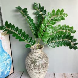Tropical Tree Large Artificial Plants Tall 28'' Fake Eucalyptus Branch Plastic Plants False Ficus For Home Living Room Study Dec