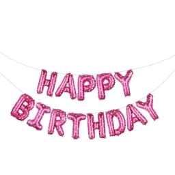 13pcs White Happy Birthday Balloon Foil Letter Ballons Baby Shower Kids Birthday Party Decoration Adult Balloon Banner Globos