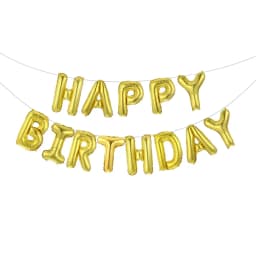 13pcs White Happy Birthday Balloon Foil Letter Ballons Baby Shower Kids Birthday Party Decoration Adult Balloon Banner Globos