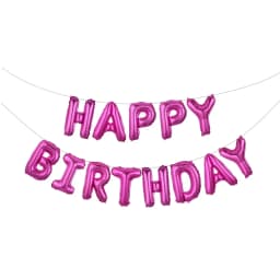 13pcs White Happy Birthday Balloon Foil Letter Ballons Baby Shower Kids Birthday Party Decoration Adult Balloon Banner Globos