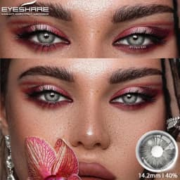 EYESHARE 1pair Color Contact Lenses New Color Contact Lenses For Eyes Brown Contacts Lense Eye Yearly Use Beauty Makeup for Eyes