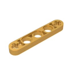 MOC PARTS GDS-691 Technical, Liftarm Thin 1 x 5 - Axle Holes compatible with lego 11478 pieces of children's toys