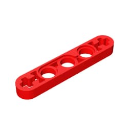 MOC PARTS GDS-691 Technical, Liftarm Thin 1 x 5 - Axle Holes compatible with lego 11478 pieces of children's toys