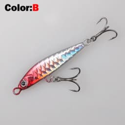 OUTKIT 1Pcs Metal Jigbait Spinning Lure 10g-22g Sea Fishing Bait Trolling Jigging Wobbler Laser Cover Drager SinKing Pencil