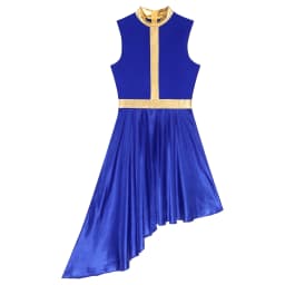 Womens Lyrical Dance Dress Modern Contemporary Ballet Costume Sleeveless Mesh Tulle High Low Skirt Praise Liturgic Dancewear
