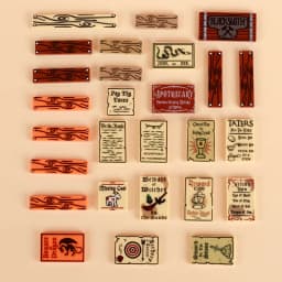 MOC Medieval Military Bulletin Board Rome Road Sign Printed Tiles Goat Animals Middle Age Street View Wood Sword Bricks Toys