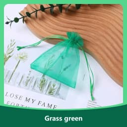 100Pcs/lot 7x9 9x12 10x15 13x18CM Organza Bags Jewelry Bag Wedding Party Decoration Drawable Bags Gift Pouches Jewelry Packaging