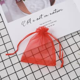 100Pcs/lot 7x9 9x12 10x15 13x18CM Organza Bags Jewelry Bag Wedding Party Decoration Drawable Bags Gift Pouches Jewelry Packaging