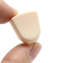6pcs Wooden Folk Electric Guitar Tuners Handle Button Head Hat Handle Plastic Trapezoid Hand Cream Color
