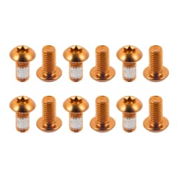 CNC MTB Road Bike Brake Rotors Torx Bolts T25 Steel Bicycle Disc Brake Rotor Bolts 12pcs