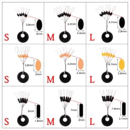 60pcs/set Resistance Space Beans Stopper Not To Hurt The Line Vertical Beans Carp Fishing Tackle Accessories Easy Use