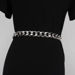 Silver Gold Metal Alloy Waist Belt Long Wide Waist Chain Punk Street Jean Belt Hip Hop Gothic Buckle PIn Adjustable Belt Cinch