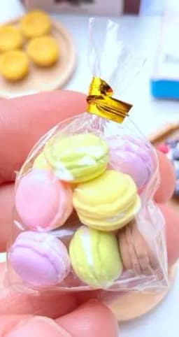 1:12 Miniature Hamburger Mini Fruit Salad Pretend Food for Blyth OB11 BJD Doll House Kitchen Play Toys Accessories