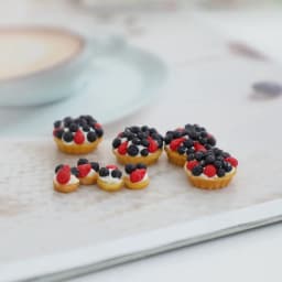 1:12 Miniature Hamburger Mini Fruit Salad Pretend Food for Blyth OB11 BJD Doll House Kitchen Play Toys Accessories