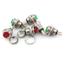 5pcs DS-101 8mm on/Off Push Button Switch Mini Lockless Momentary ON OFF Push Button Micro Normally Open Switch