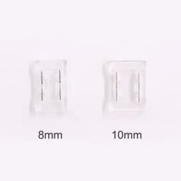 5pcs Flexible COB Strip Fast Connector 8mm 10mm Width COB Strip LED Tape FOB Solderless Joint Wire Right Angel Connectors