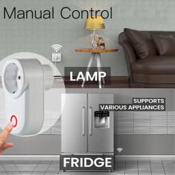 Wireless Remote Control Socket AC 220V 15A 433MHz Universal EU UK Wall Programmable Electrical Plug Outlet For Smart Home LED