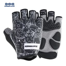KEMALOCE Cycling Gloves Men Women Road Racing Half Finger Summer Mittens Non-Slip Reflective Outdoor Sport Adult MTB Bike Glove