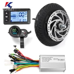 8 Inch Hub Motor Electric Scooter 36V 48V 350W 500W Wheel Motor with Brushless Controller Electric Scooter Motor Kit