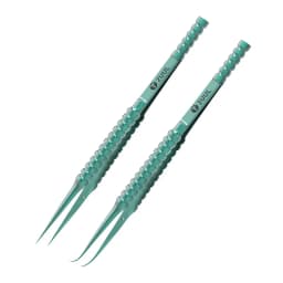 2UUL Titanium Alloy Tweezers BGA IC Chip Flying Wire Repair Forceps Motherboard Precise Electronics Green Tweezers