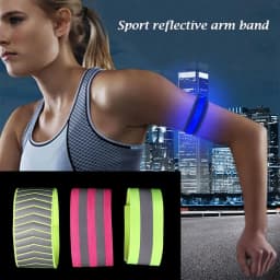 Bind Strap Outdoor Running Reflector Wristband Bike Safety Alert Cycling Reflective Strips Warning Armband Sport Tape