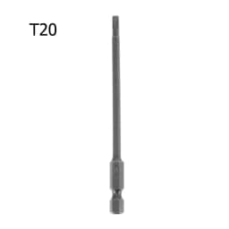 1Pcs 1/4" Hex Magnetic Torx Screwdriver Bit 100mm T8/T10/T15/T20/T25/T27/T30/T40 S2 Alloy Steel Electric Screwdriver Bits