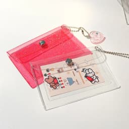 Women's Credit Card Holder Wallet Fashion Transparent Waterproof Pvc Business Card Purse Men Id Card Wallet Girl Coin Purse Bag